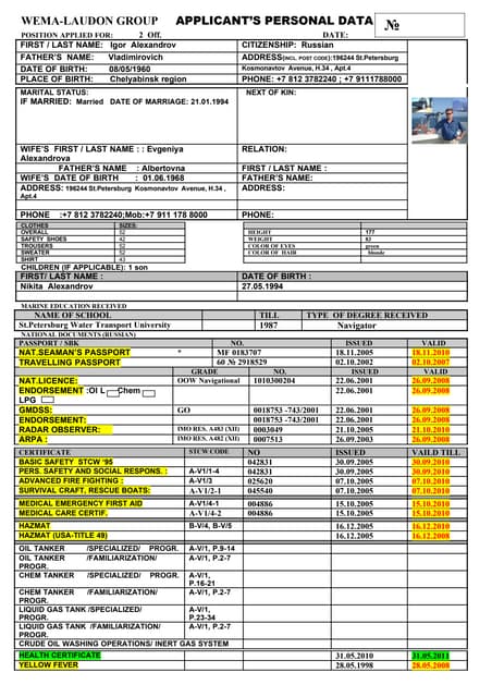 Cv igor alexandrov 20033162