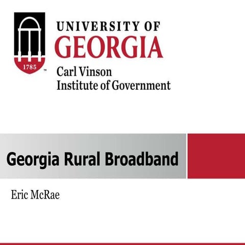 Georgia Broadband Survey