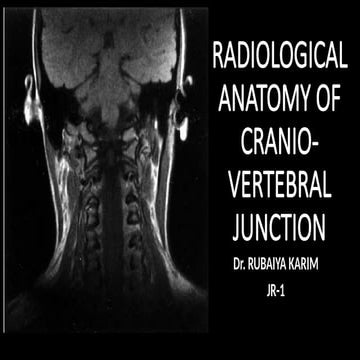 CRANIO-VERTEBRAL JUNCTION (CVJ) LINES-ANGLES | PPTX
