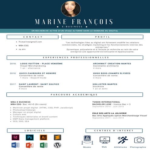 CV Marine Le Cadre | PDF