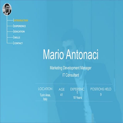 CV Mario Antonaci 2015