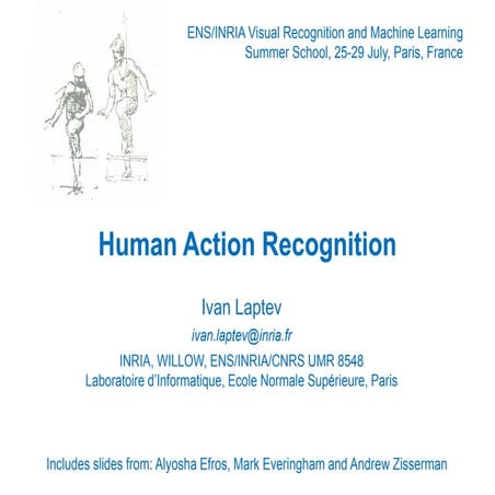 CVML2011: human action recognition (Ivan Laptev)