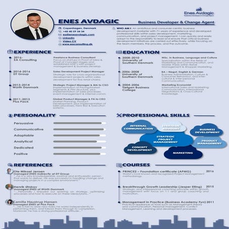 Cv Mockup - Enes Avdagic - Resume - 201612