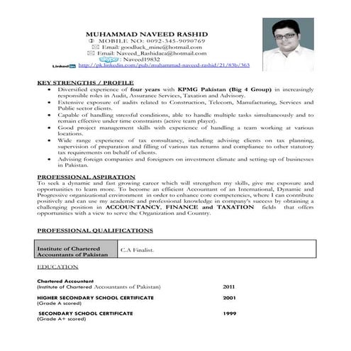Personal CV Naveed