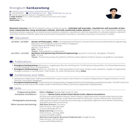 My CV | PDF