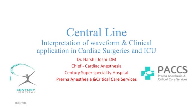 Percutaneously inserted central cather line | PPTX