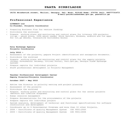 Cv paata sirbiladze_dea