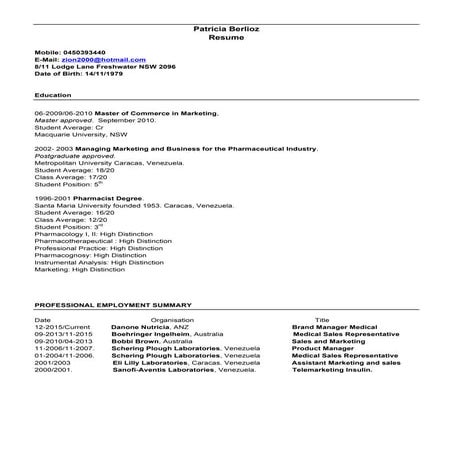 CV Patricia Berlioz 2016