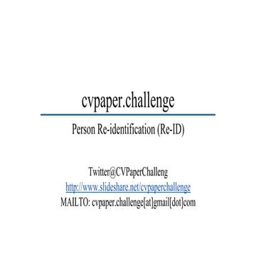 cvpaper.challenge@CVPR2015(Re-ID)