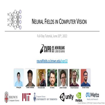 Neural Scene Representation & Rendering: Introduction to Novel View ...