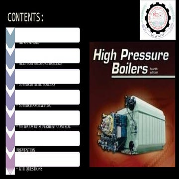 Cv presentation of boiler