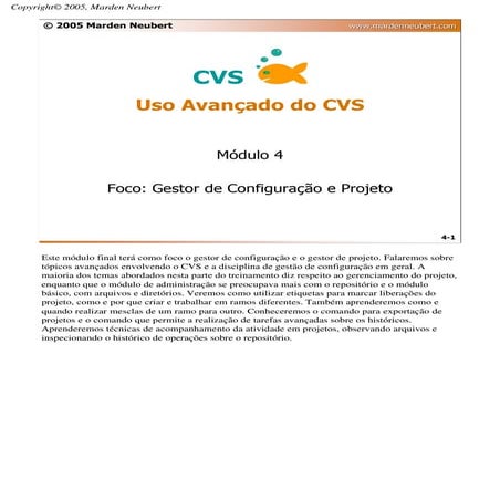 Curso de CVS - Parte 4 - Avançado