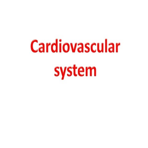 cardiovascular physiology based on Ganong's