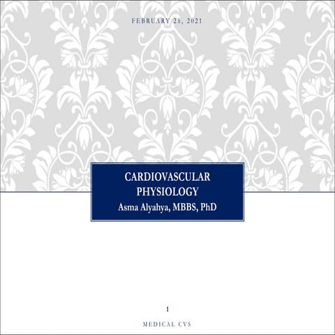 Cardiac muscle (The Guyton and Hall Physiology) | PPTX