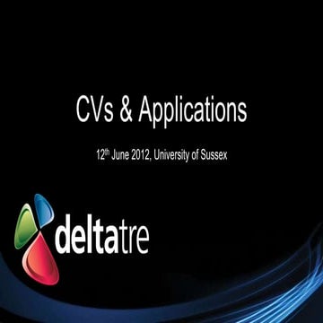 C Vs and Applications - a presentation by deltatre