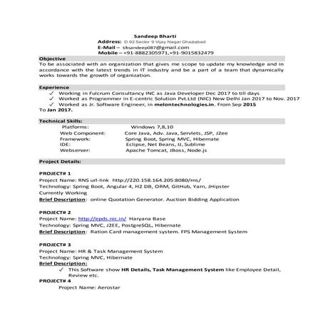 Cv sandeep 2.7yr_exp_java,spring