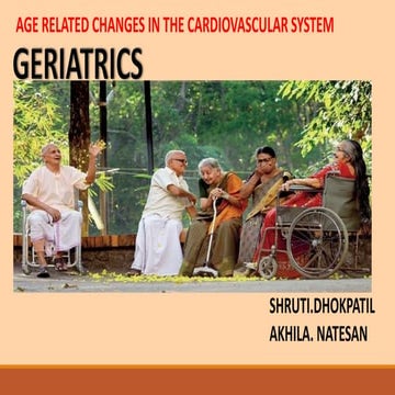 Age Related Changes in Cardiovascular System