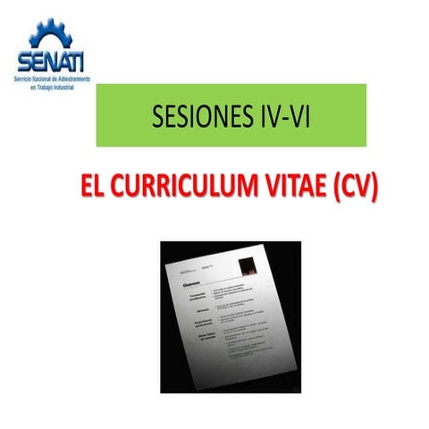 curriculum vitae general