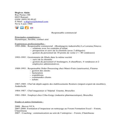 CV classique,alain,degives | DOC