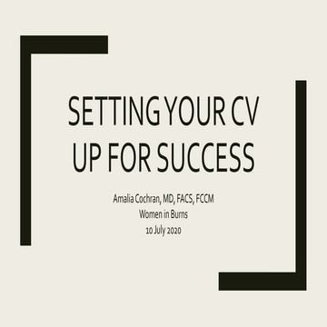 Cv tips and tricks