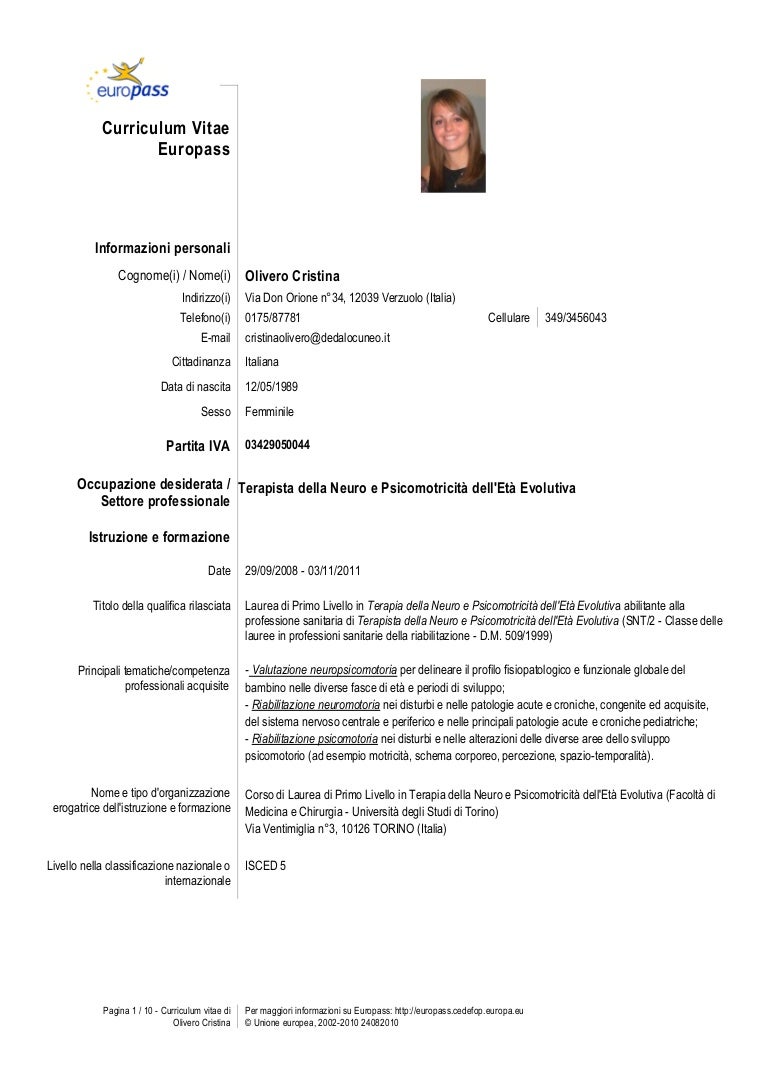 Curriculum vitae ostetrica 02 picture