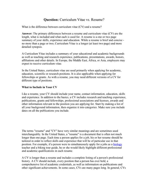 difference between resume cv amp biodata resume vs biodata