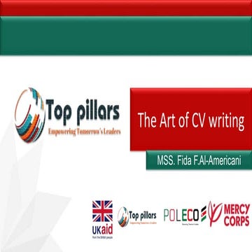CV Writing skills 