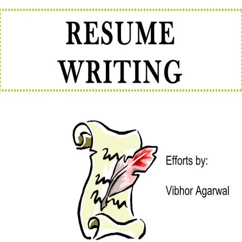 Resume Writting