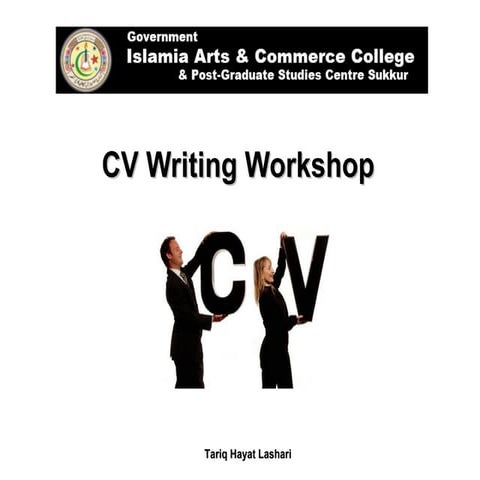 CV Writing Workshop