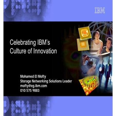 Cw13 culture of innovation by mohamed el mofty