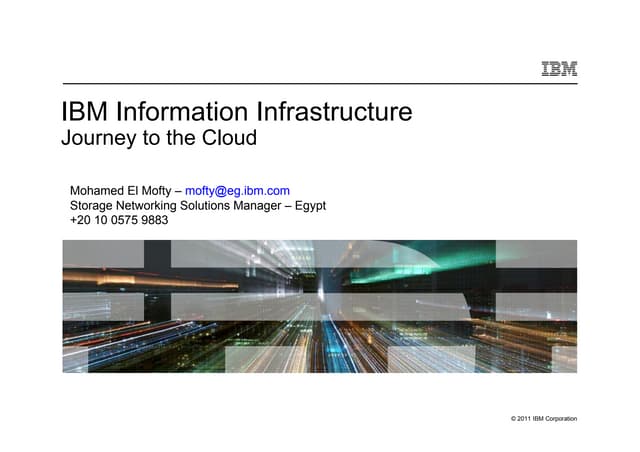 Cw13 journy to the cloud by mohamed el mofty