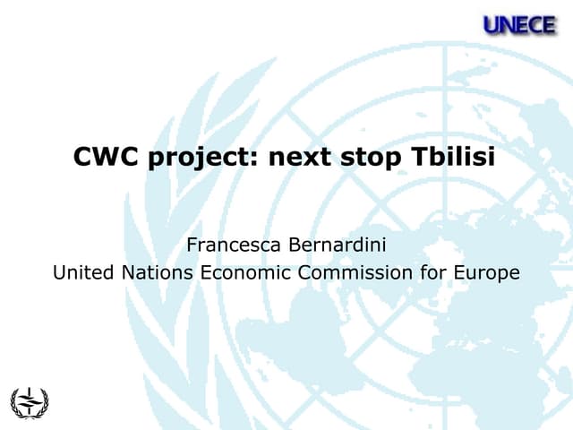 CWC project: Next stop Tbilisi (Francesca Bernardini) 