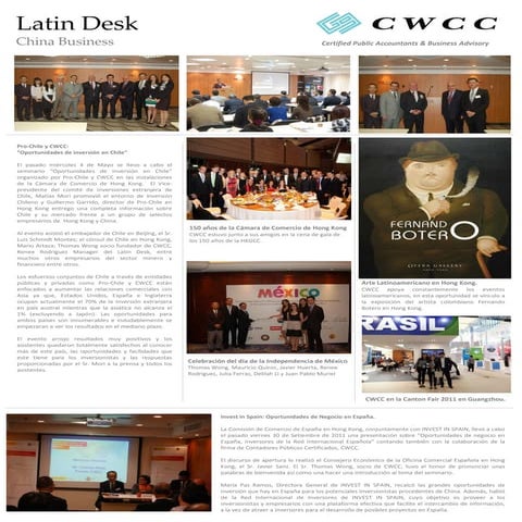 CWCC - Latin Desk - Actividades Noviembre 2011