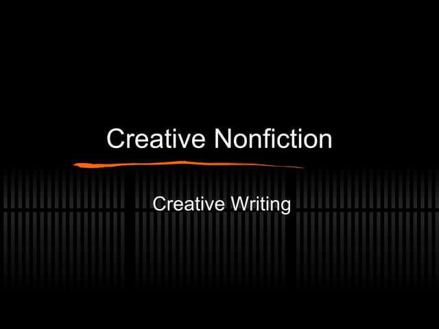Cw creative nonfiction11