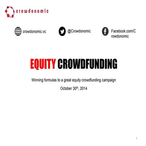 Equity Crowdfunding- How to Execute a Successful Equity Fundraising Campaign