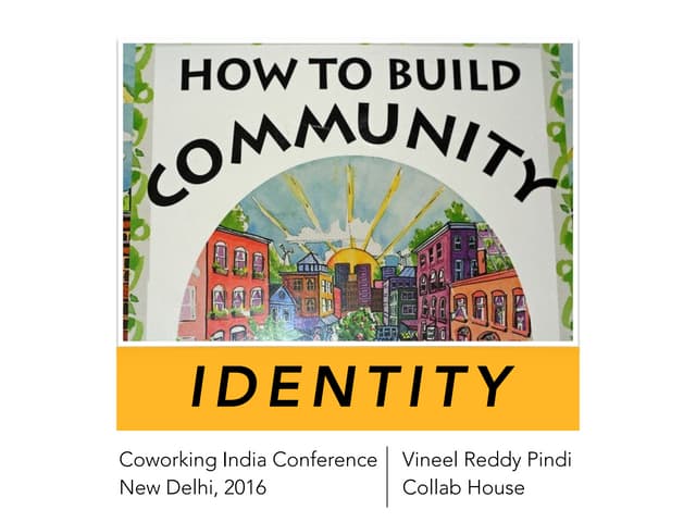 How To Build Community's Identity