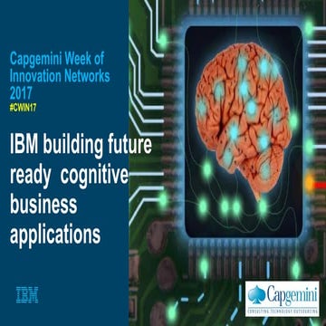 CWIN17 / Face to face session ibm