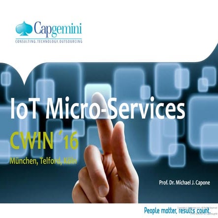 Internet of Things Microservices