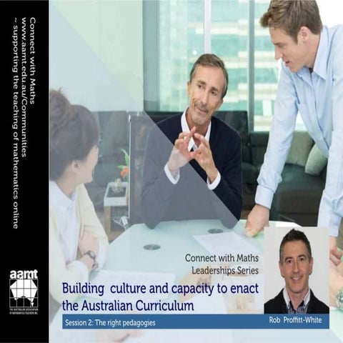 Connect with Maths~ Maths Leadership Series-session 2-the right pedagogy