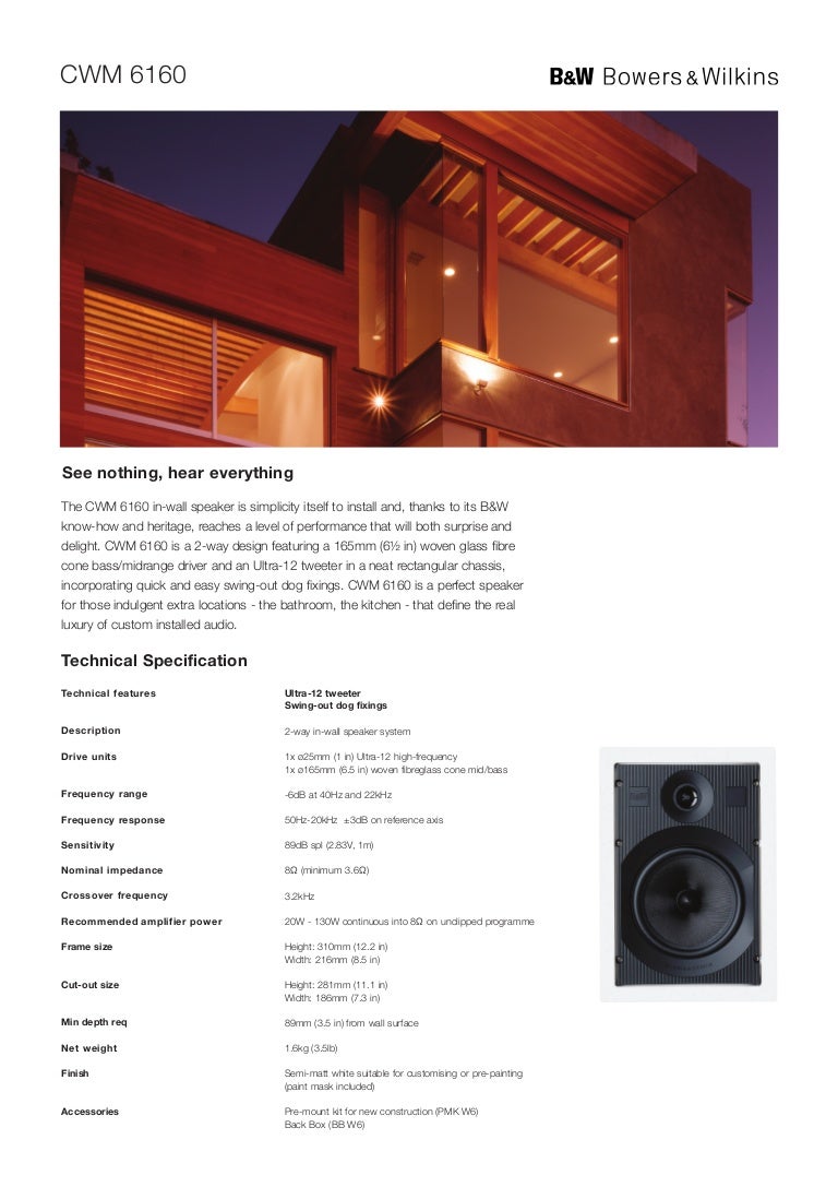 b&w cwm 8.5