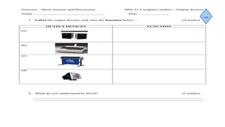 Input Output Machine Worksheet