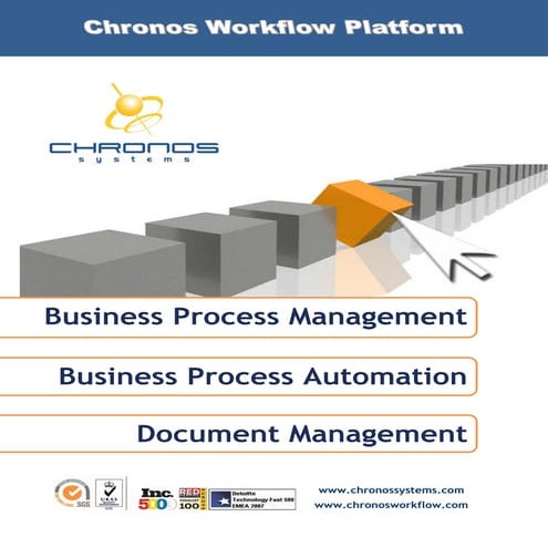 Chronos Workflow Platform Brochure 2011