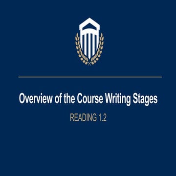 CW Reading 1.2   Overview of the course writing stages