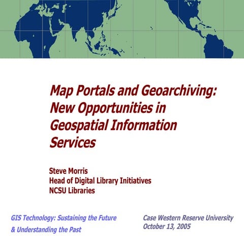 Oportunidades geospatial information new space