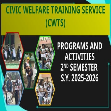 CWTS 5.5 PROGRAMS National Service Training Program 2 | PPTX