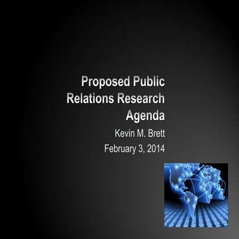 My Proposed Public Relations Research Agenda.ppt
