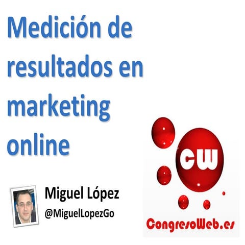 CW12 Medir estrategias de marketing online