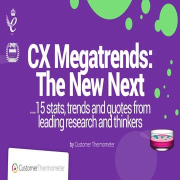 CX MegaTrends Accelerated by the Pandemic