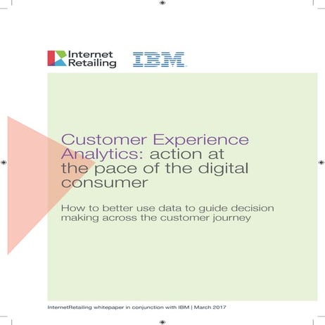 Customer Experience Analytics - Action at the pace of the digitial consumer