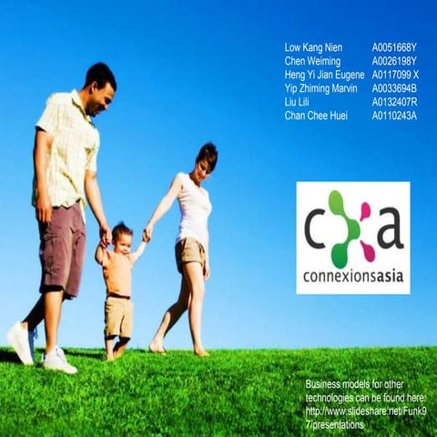 ConnexionsAsia's Biz Model for Wellness